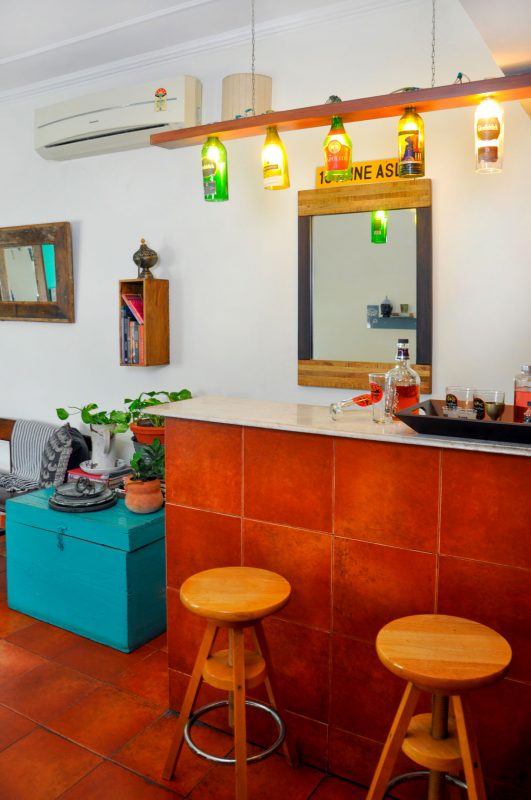 bar space in indian home