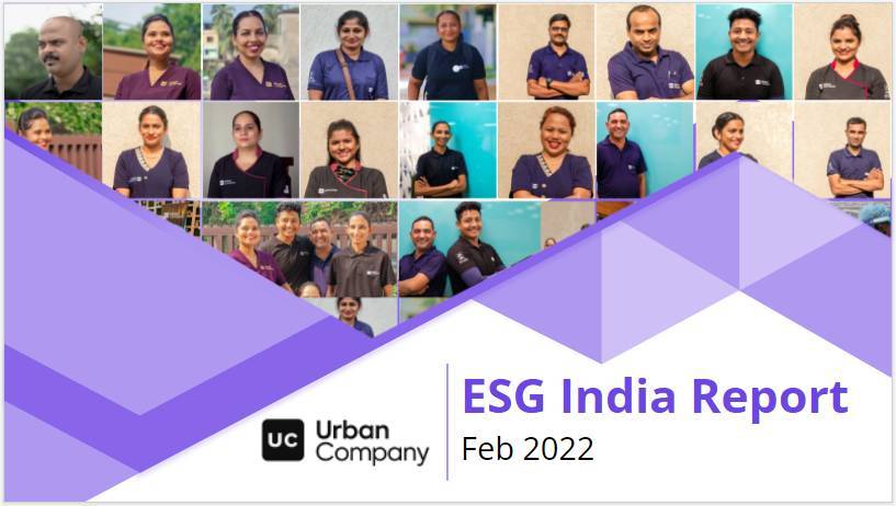 Adopting United Nation’S SDGs To Build A Better World | Urban Company’S ESG India Report
