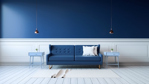 Blue + White