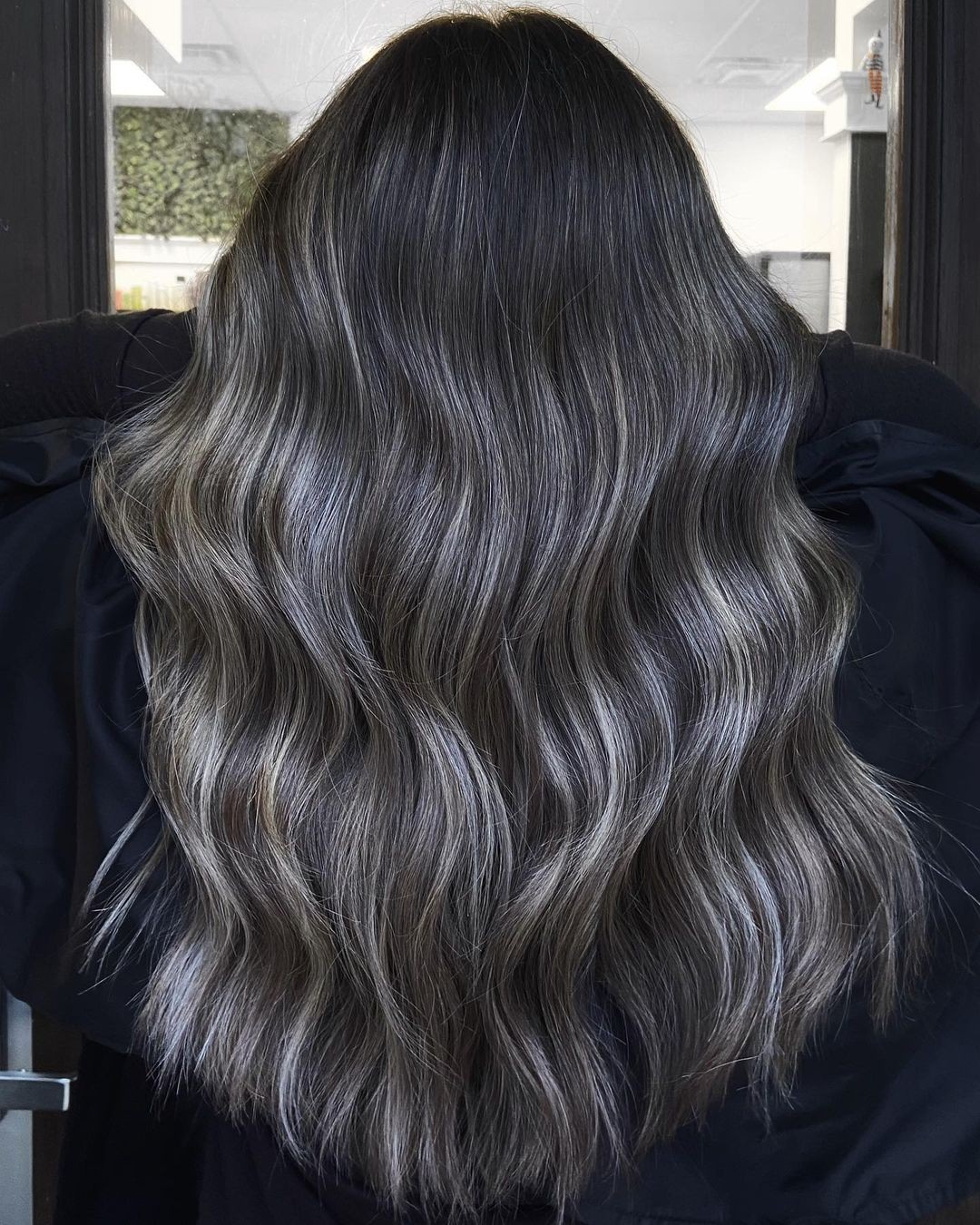 Platinum balayage highlights