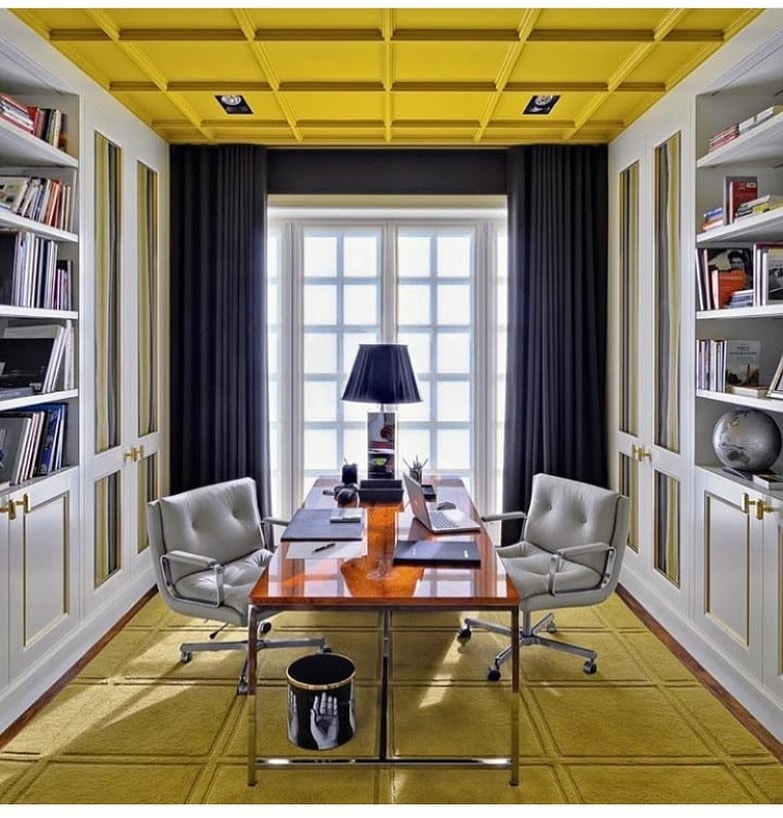 Yellow and White