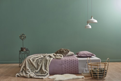 Purple and Green Colour Combination