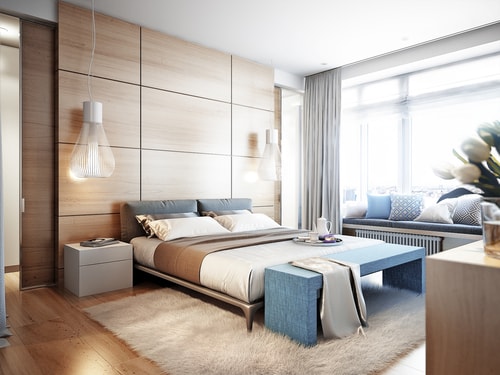 Accent Wall Behind the Bed