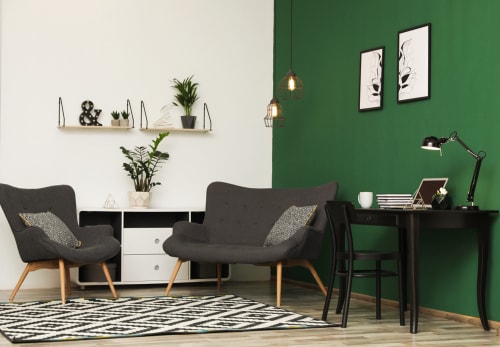 Green & Off White Color Combination - Urban Company