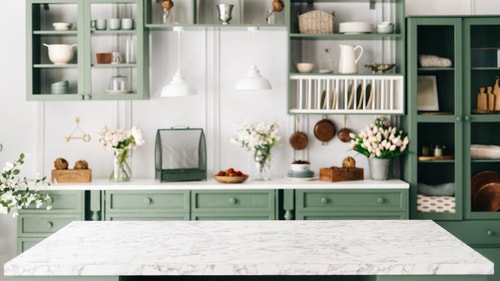 Contrast Kitchen Color Design - Urban Company