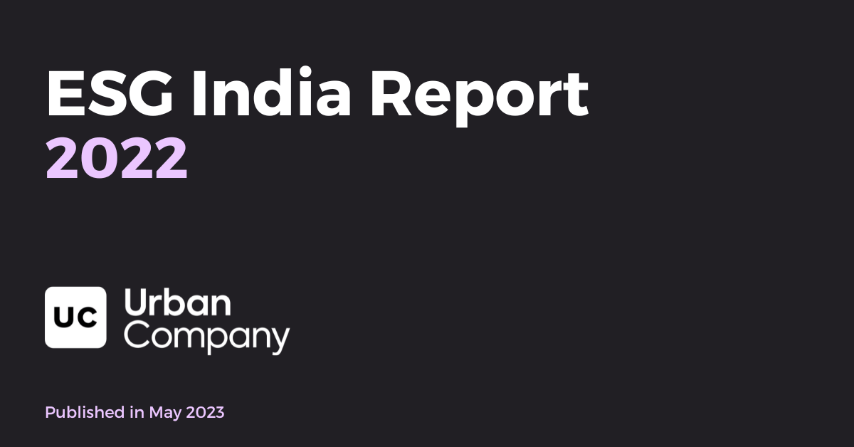 Urban Company Releases Annual ESG Report, Demonstrating Strides In Social Mobility For Service Partners