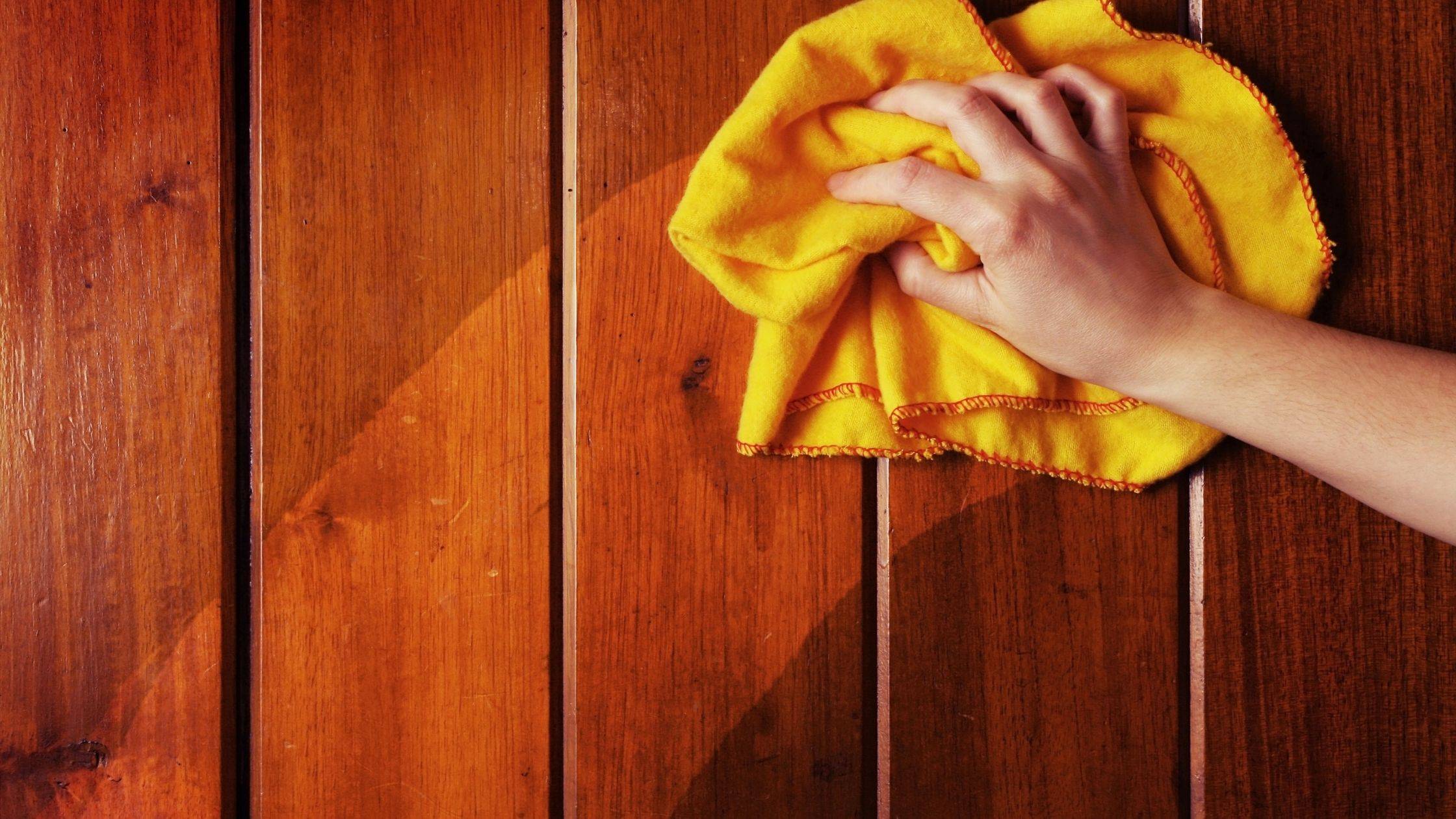 polishing wood