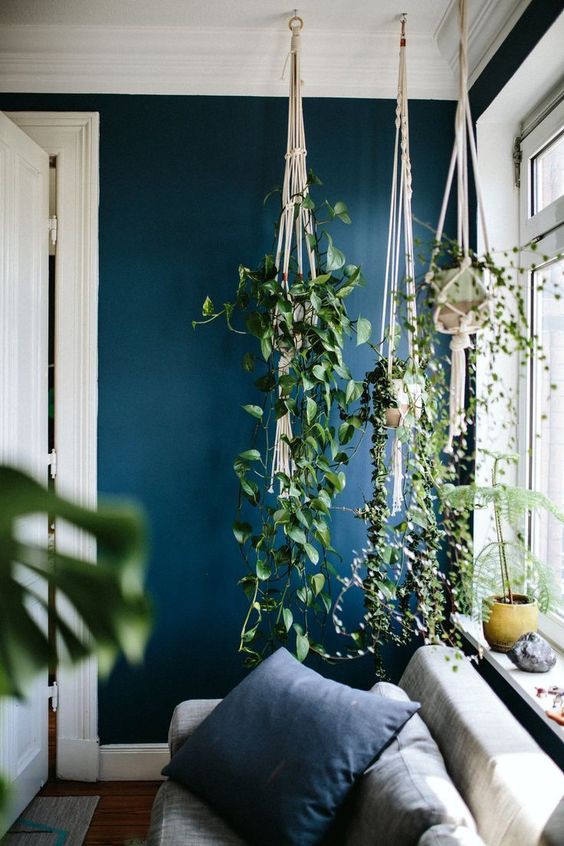 blue wall paint decorating ideas