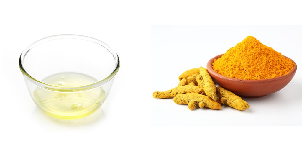 egg white and turmeric face mask