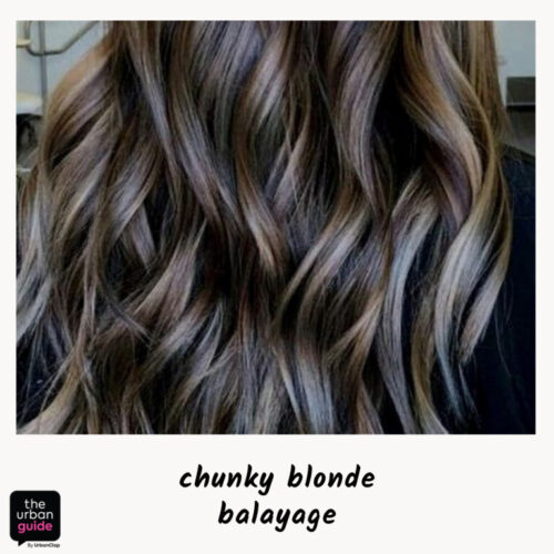 chunky blonde highlights