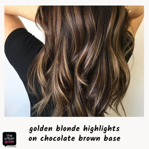 golden blonde highlights