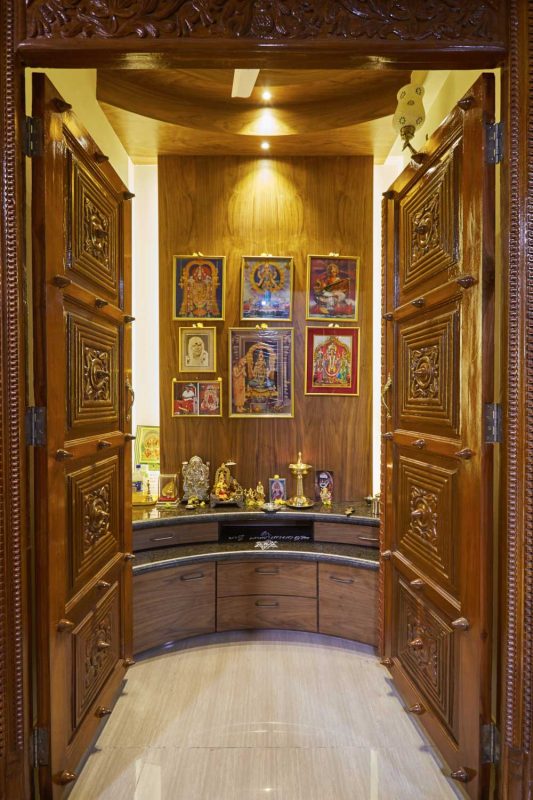 South Indian Temple Design Built With Wood