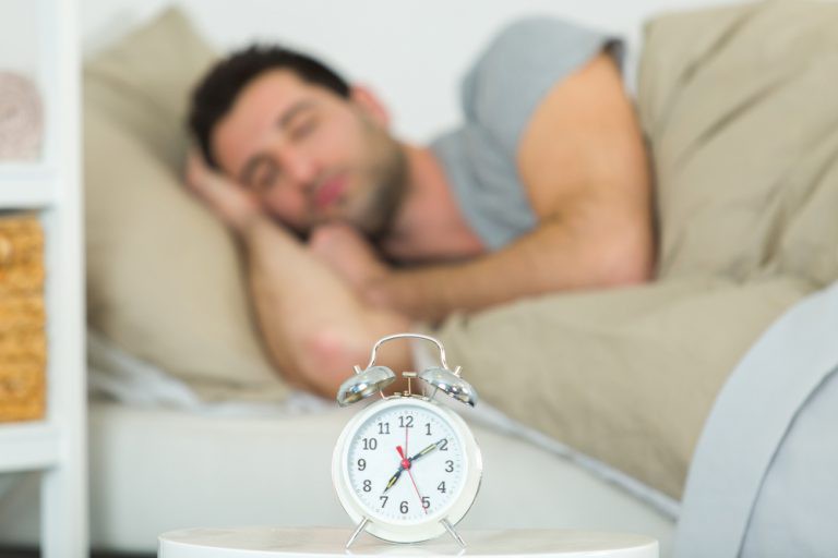 man sleeping