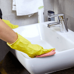 Move-in deep cleaning - Extra washbasin outside bathroom