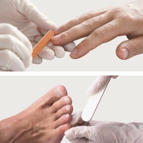 Manicure & pedicure