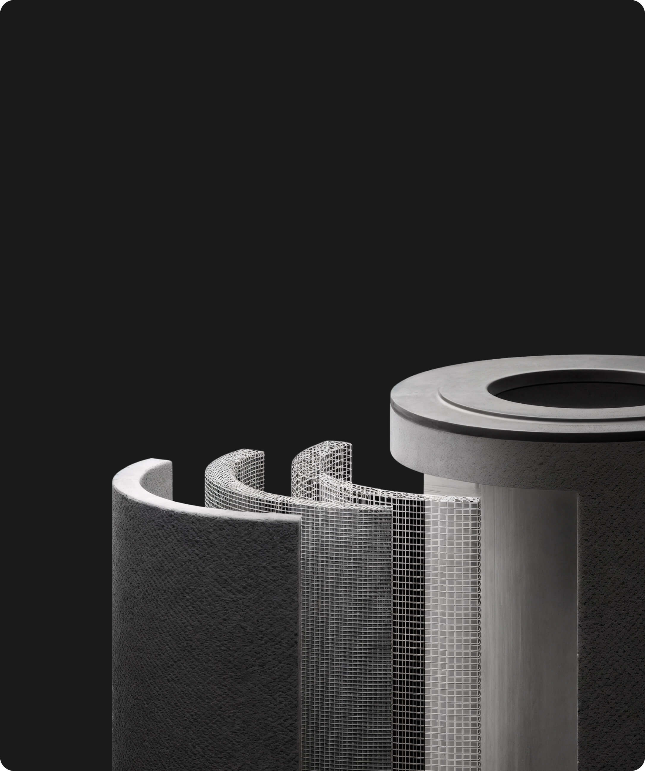3-layer filters - Traps dust, dirt & heavy metals as small as 0.0001 micron