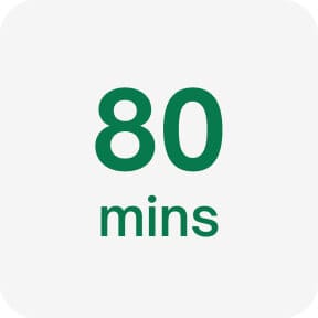 80 mins