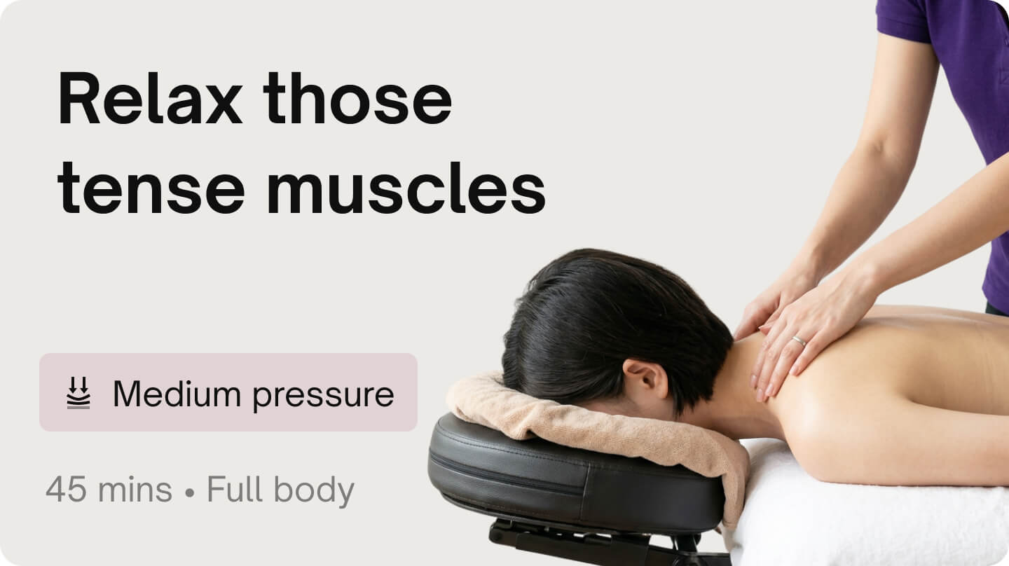 45 mins - Relaxation Massage : 45 mins