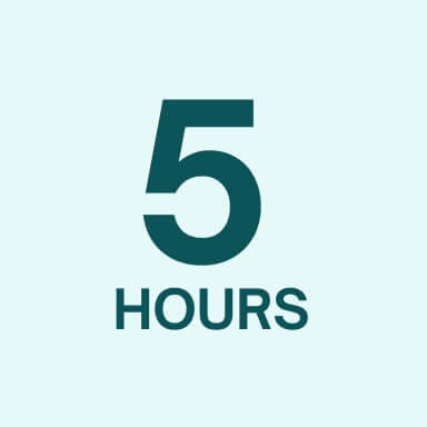5 hours