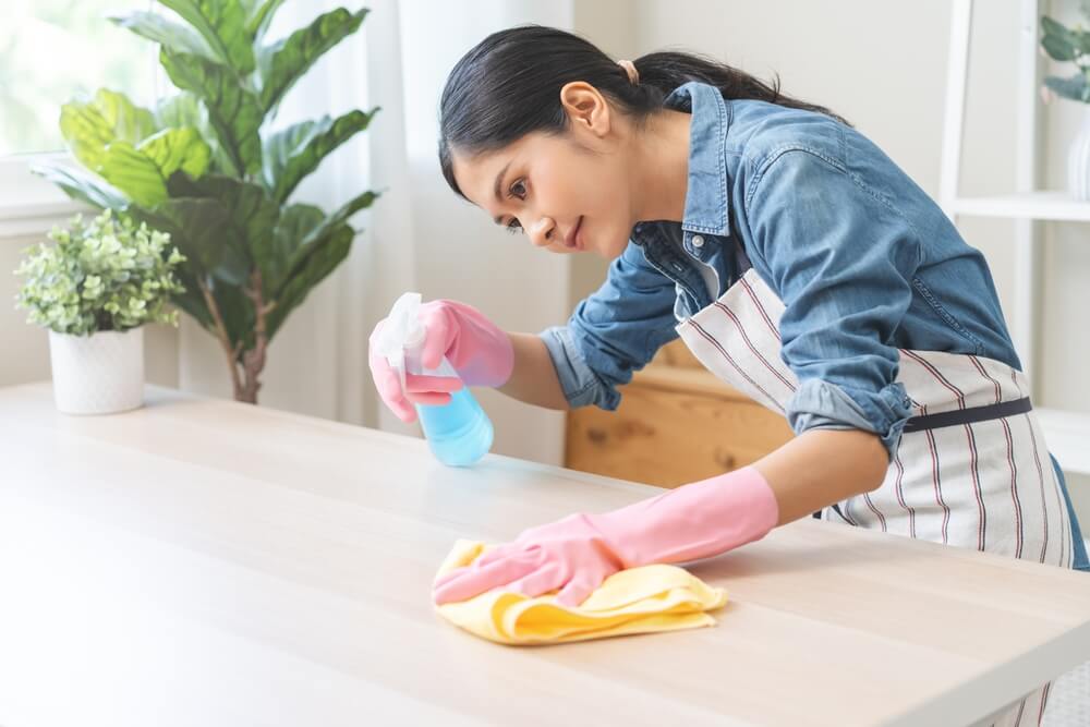 Vacuum and clean is a necessary step in pest control treatment preparation.