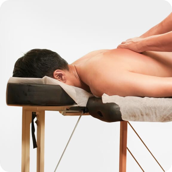 Pain relief - Deep tissue with head, neck, shoulder & foot reflexology