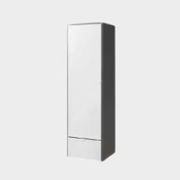 Wardrobe - Single door wardrobe assembly
