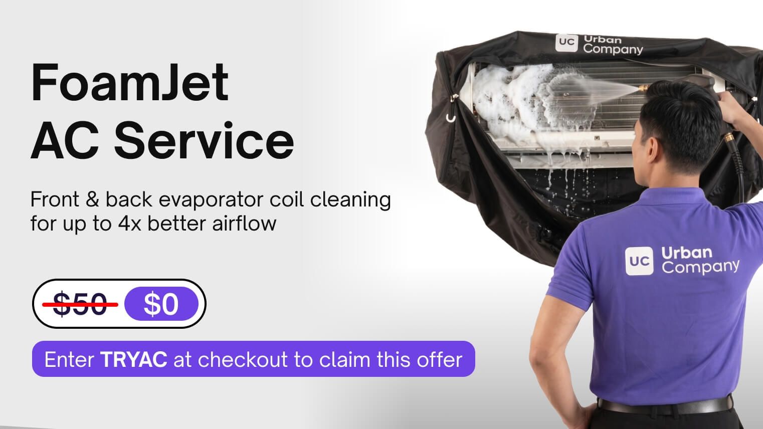 Free Trial (Limited Time Only) - 1 Unit Foamjet Trial