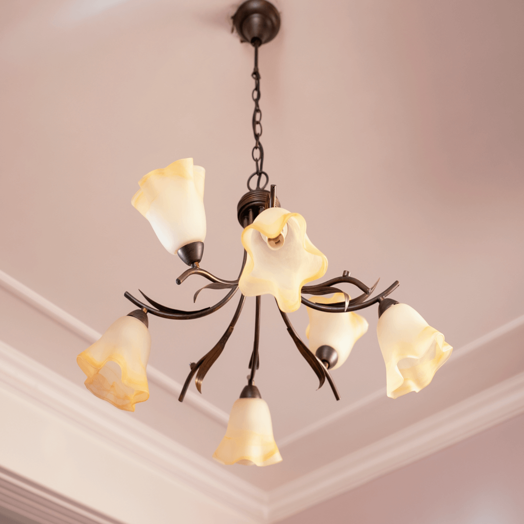 Lighting fixtures - Chandelier installation(Upto 6 bulbs)- Amazon