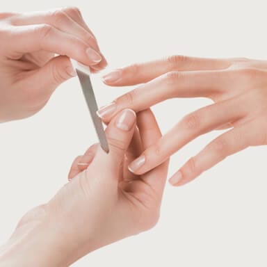 Manicure - Cut, file & polish 