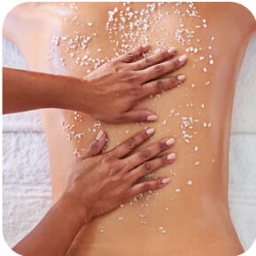 Body scrub massage