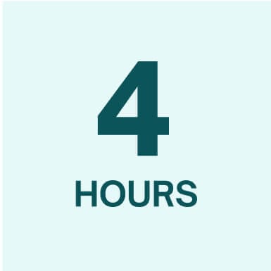4 hours
