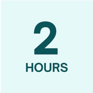 2 hours