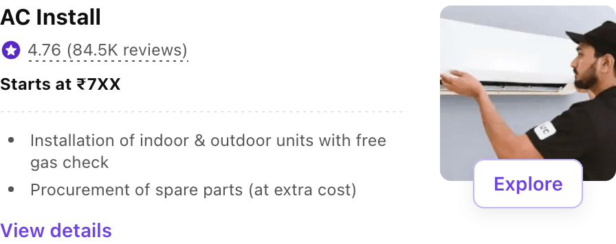 AC Installation Service