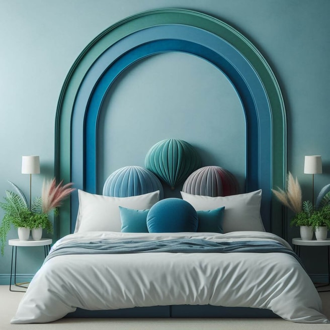 Blue, Green Arch 6