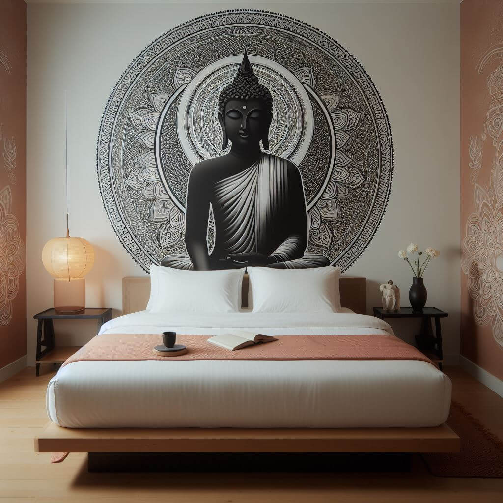 Serene Black Buddha