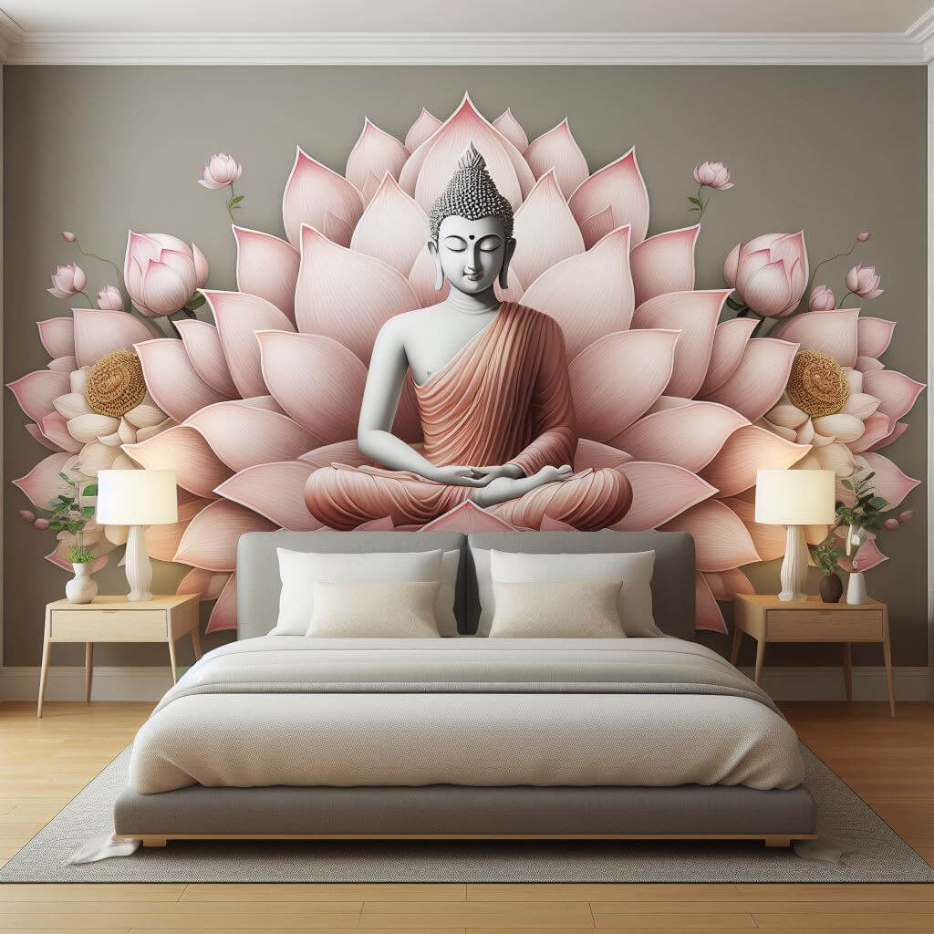 5 Stunning Buddha Wall Painting Ideas embracing serenity
