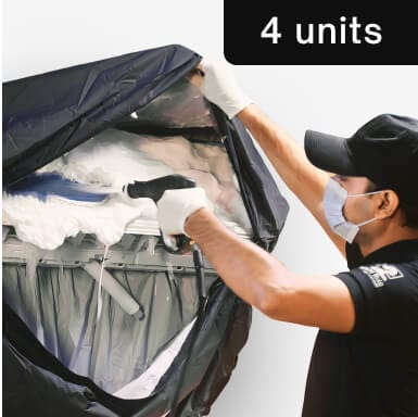 First Trial Offer (from $16/unit) - FoamJet Servicing (4 Units - $20/unit)