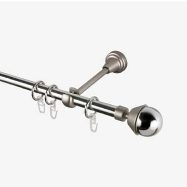Window & curtain - Curtain rod installation (2 brackets)
