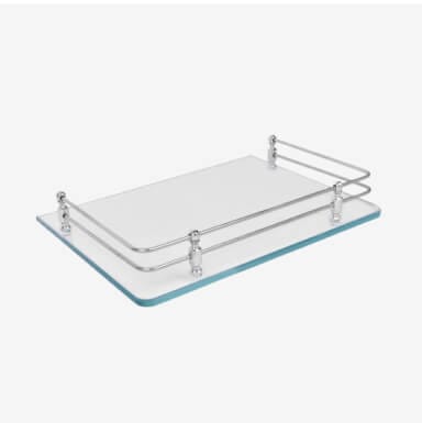 Drill & hang - Glass shelf installation