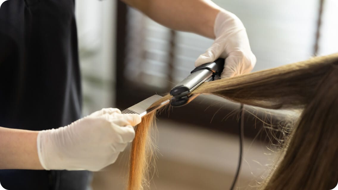 Blow-dry & flat iron