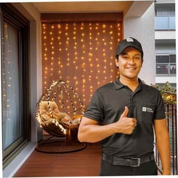Chandelier & Lights - Balcony lights installation
