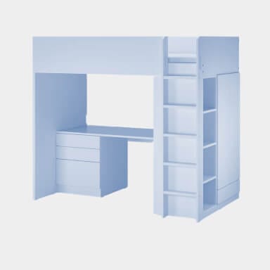 Children - Children's bunk bed with drawers