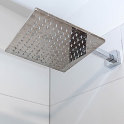 Tap/mixer repairs and installation - Rectangular shower head installation