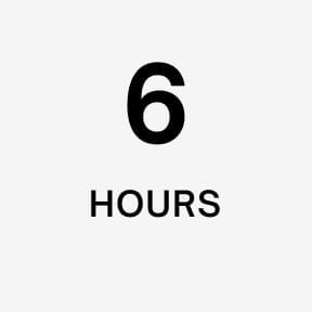 6 hours