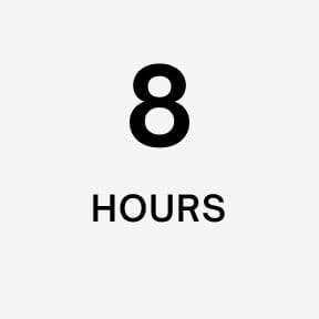 8 hours