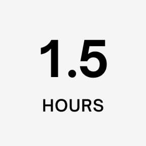 1.5 hours