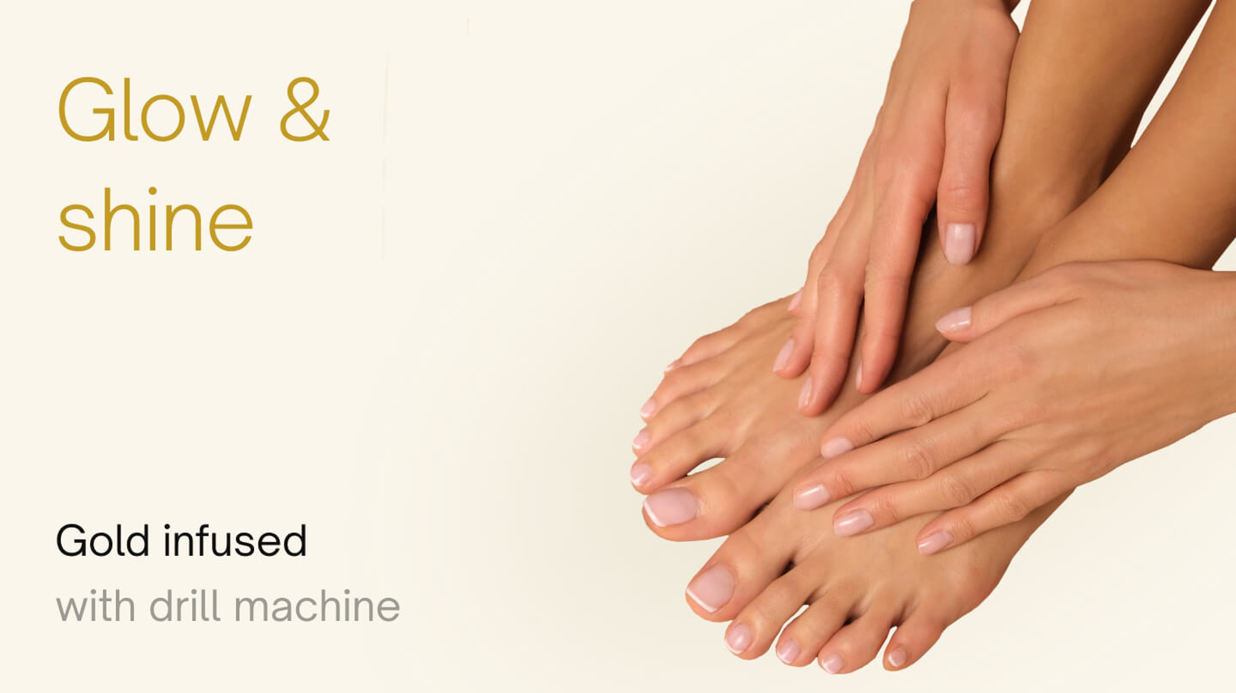 Mani-pedi combos - Gold classic mani-pedi combo