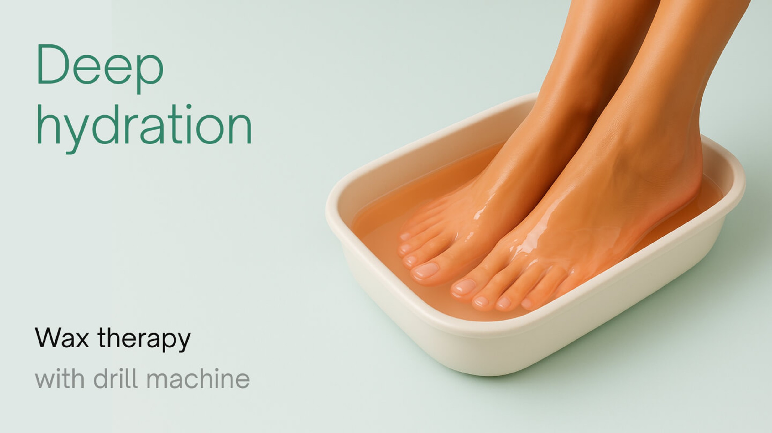 Pedicure - Paraffin wax pedicure therapy