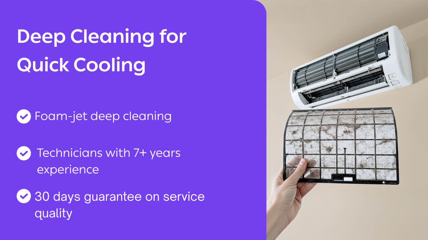 Foam Deep Cleaning - AC Deep Cleaning (Split)