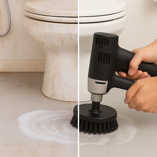 Move-in bathroom cleaning